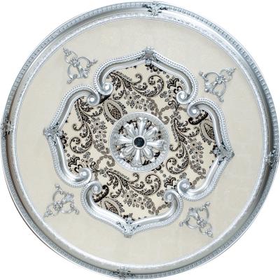 Decogold Oval 120*120 Gümüş Saray Tavan